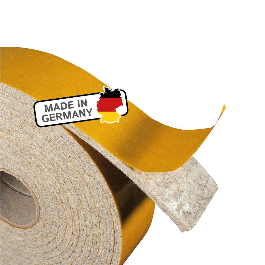 The Felt Store Filzband selbstklebend, vielseitiger Filzstreifen, Klebefilz Ideal als Filzgleiter Ro