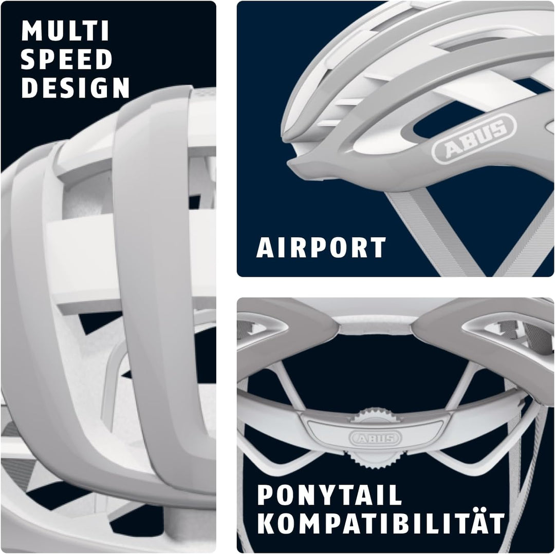 ABUS AirBreaker Racing Bike Helmet - High-End Bike Helmet for Professional Cycling - Unisex, for Men