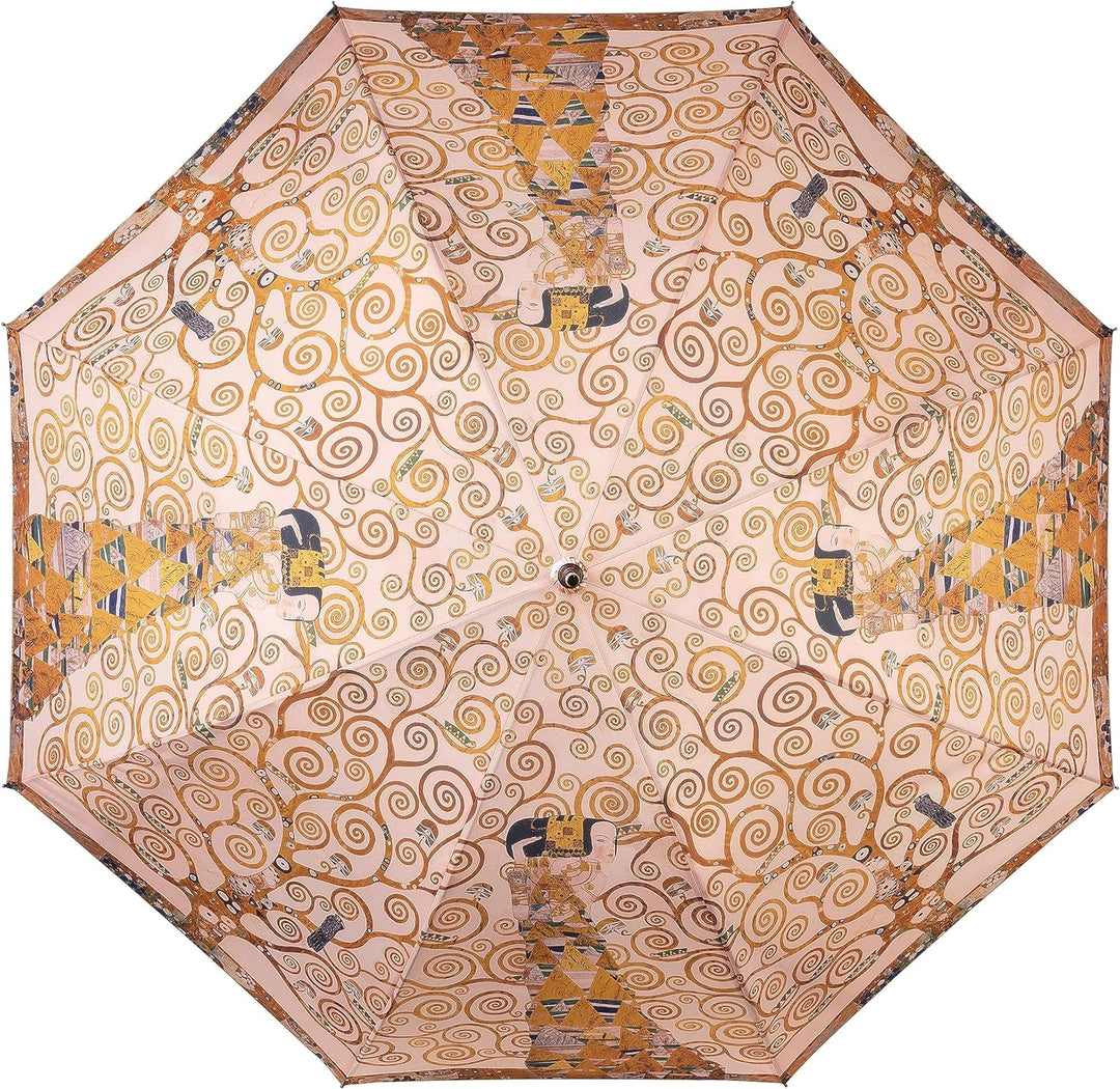 VON LILIENFELD Regenschirm Gustav Klimt: Lebensbaum und Erwartung Auf-Automatik Damen Kunst Stocksch