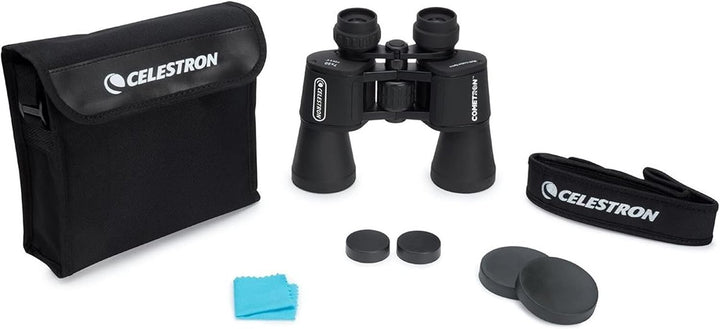 Celestron Cometron 7x50 Fernglas mit 7-facher Vergrösserung und 50mm grosser Objektivöffnung für max