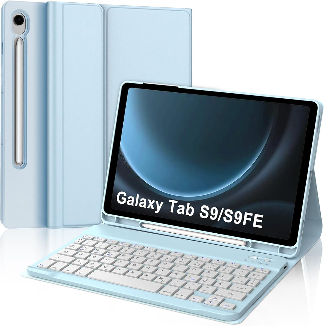 IVEOPPE Tastatur für Samsung Galaxy Tab S9FE/S10FE 10.9", Hülle Tastatur Galaxy Tab S9 FE/S10FE, Mag