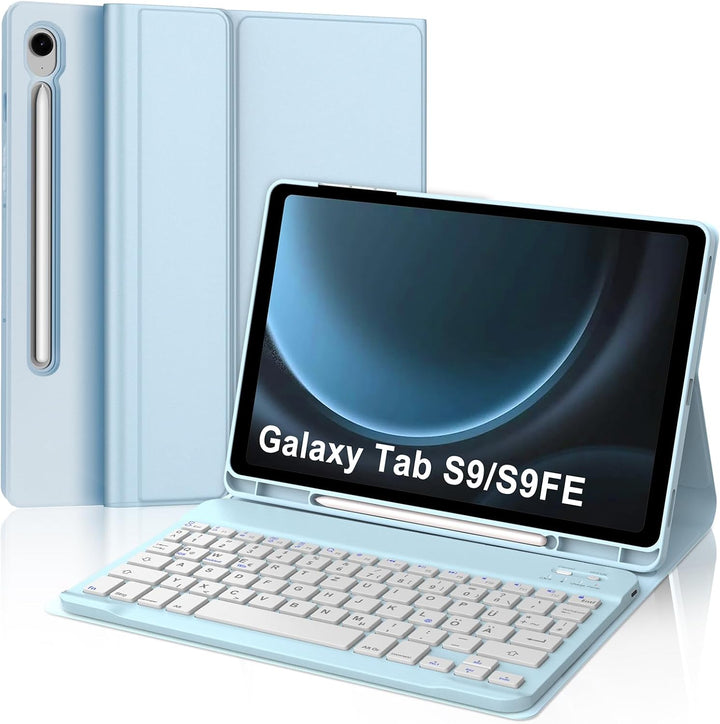 IVEOPPE Tastatur für Samsung Galaxy Tab S9FE/S10FE 10.9", Hülle Tastatur Galaxy Tab S9 FE/S10FE, Mag