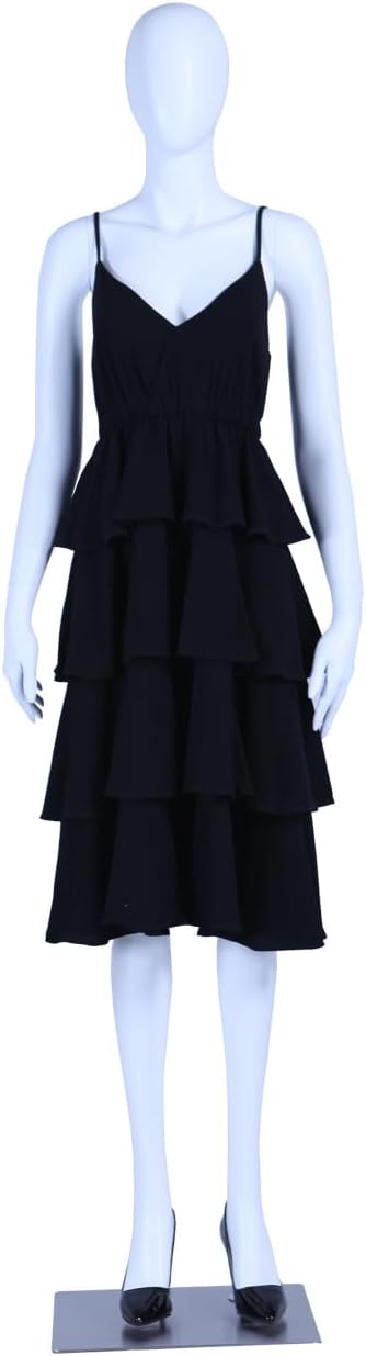 Schaufensterpuppe S+26 Frau weiss matt lackiert hochwertig Egghead mit Metallplatte Frau Weiblich Ne