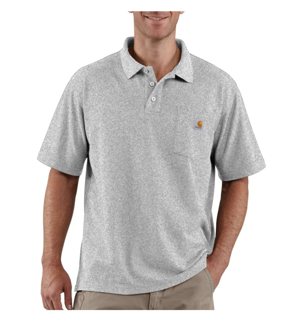 Carhartt Bekleidung Polo Shirt S Grau Meliert, S Grau Meliert