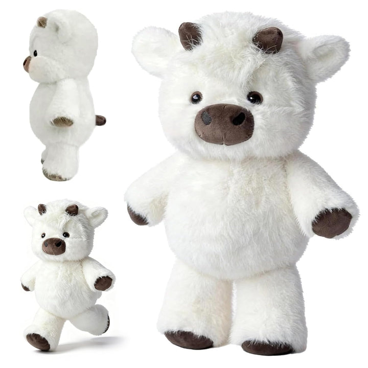 Hochlandrind Kuh Kuscheltier, Hochlandrind Plush, Running Cow Plush, Realistische Kuh Plüschtier, Hi