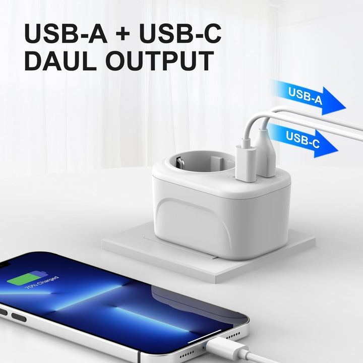 Reisestecker Adapter USA Deutschland Stecker USA Adapter Steckdose mit USB A & C Reise Geschenk Gadg