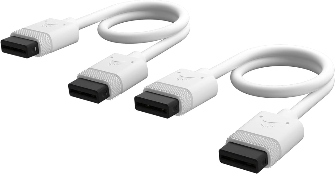 Corsair iCUE LINK Kabel - 2X 200mm Gerade - Weiss