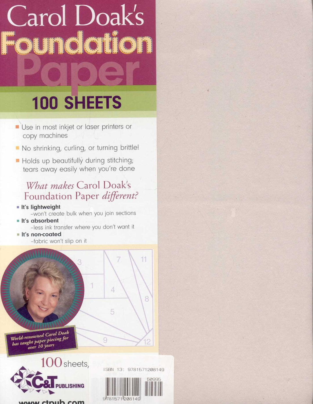 Carol Doak's Foundation Paper, Literaturbeilage