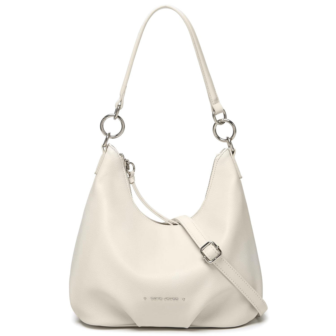 David Jones - Damen Hobo Tasche - Schultertasche Mittelgrosse - Handtasche PU Weiche Leder - Kleine