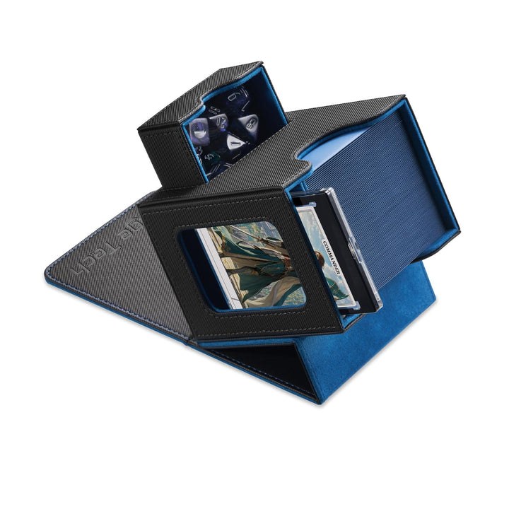 Commander Deckbox für MTG - Patentiertes Design, Commander Display, passt für 100 doppelt eingehüllt