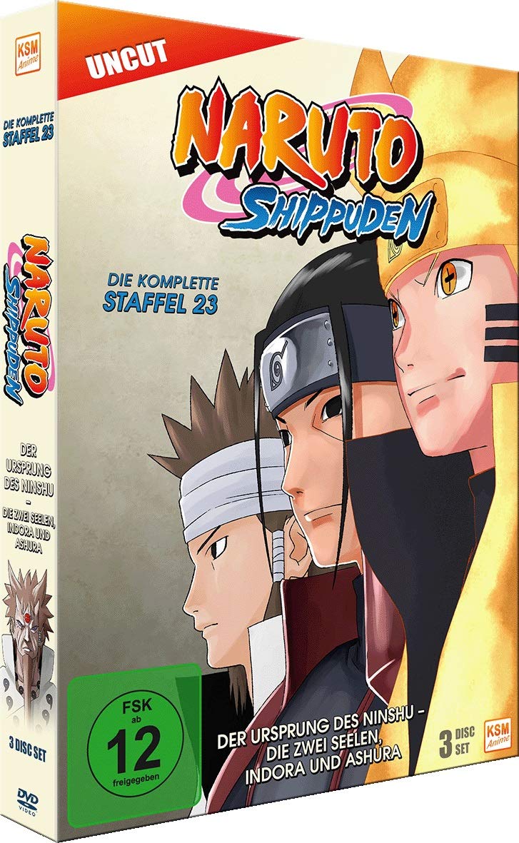 Naruto Shippuden - Die komplette Staffel 23 [3 DVDs], DVD