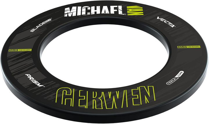 Winmau Michael Van Gerwen MvG Design Retro Dartscheiben-Surround