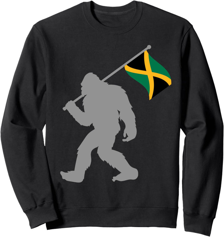 Jamaica oder Jamaikanische Fahne auf Jamaika Flagge Sweatshirt