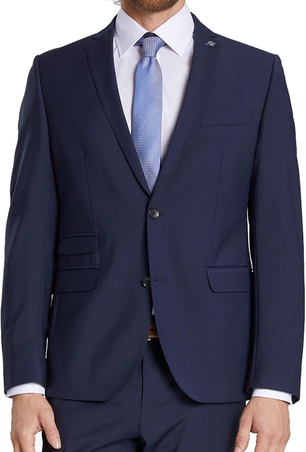 Club of Gents Herren AMF-Cliff Ss Anzugjacke 44 Blau (Blau 62), 44 Blau (Blau 62)