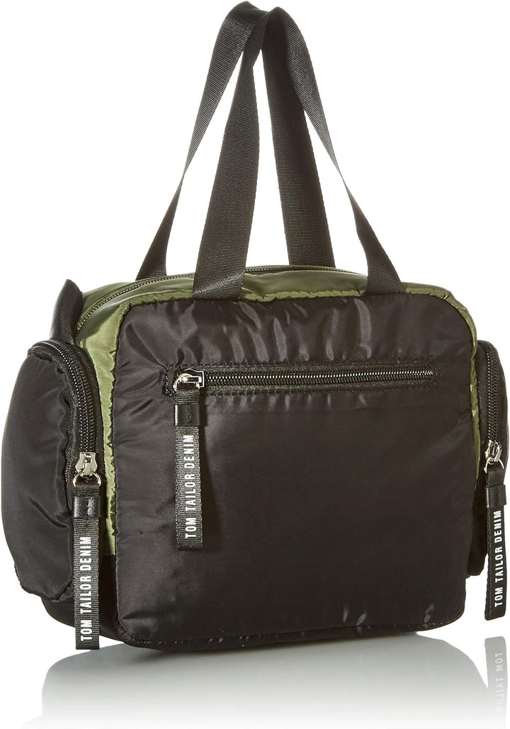 TOM TAILOR Damen Sandrine Cross Bag, M Mixed Khaki, Mixed Khaki