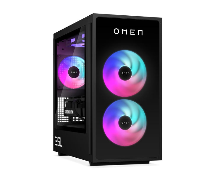 HP Omen GT16-0274ng 35L Gaming Desktop PC, AMD Ryzen 7 8700F, 32 GB DDR5-SDRAM, 1 TB SSD, NVIDIA GeF