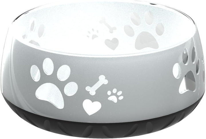 M 1010ml Futternapf für mittlere Hunde, Trinknapf, rutschfest, Grau M 1010ml (mittlere Hunde) Grau,
