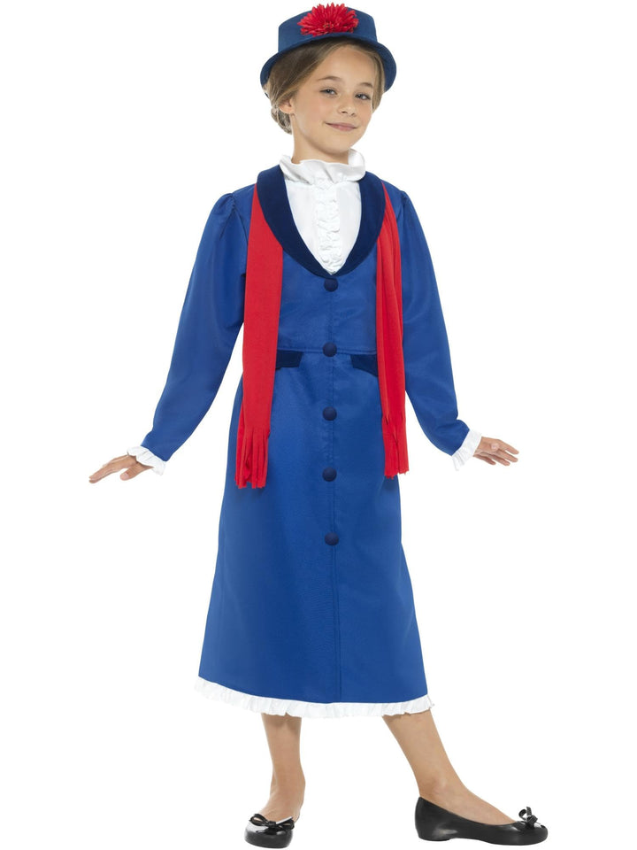 Victorian Nanny Costume (S) Small 4 - 6 Jahre, Small 4 - 6 Jahre