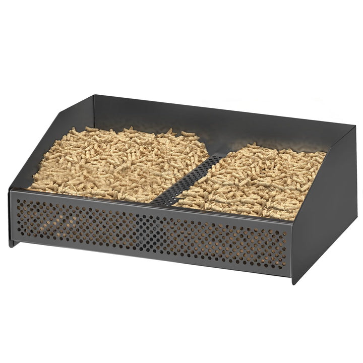johgee Pelletkorb, 50 × 25× 17 cm, Tragbarer Pelletkorb für Kamine und Öfen