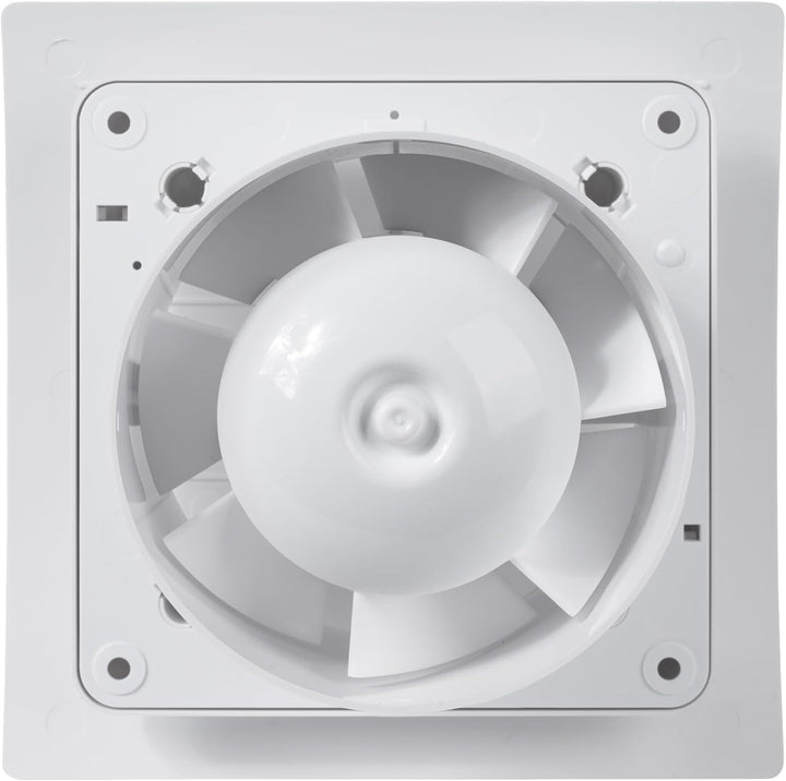 Vent Systems Badlüfter 100mm Weiss Wasserdicht Badventilator mit Feuchtigkeitssensor und Timer - IPX