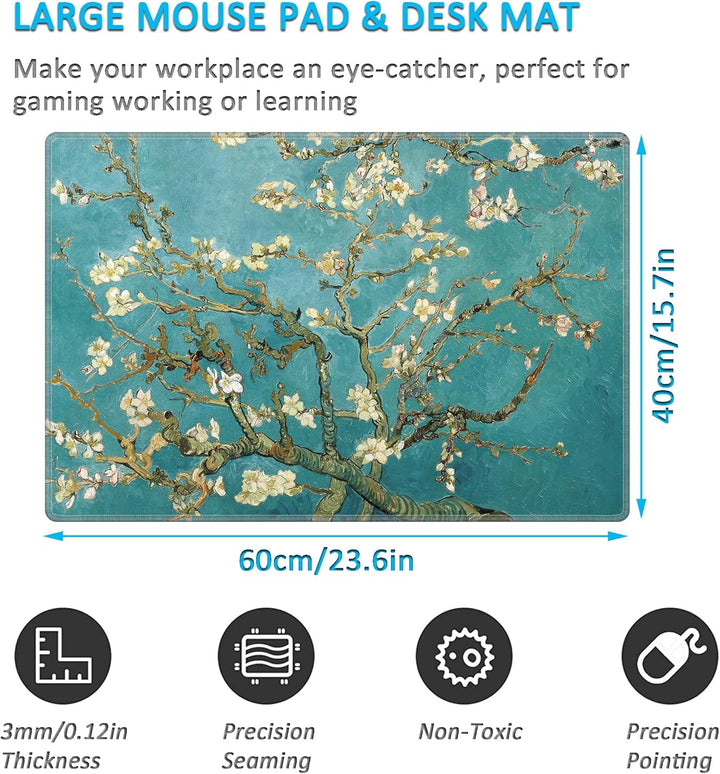 LL-COEUR Grosse Gaming Laptop Mauspad Tastatur Mausmatte Schreibtischunterlage Büro Desk Pad Schreib