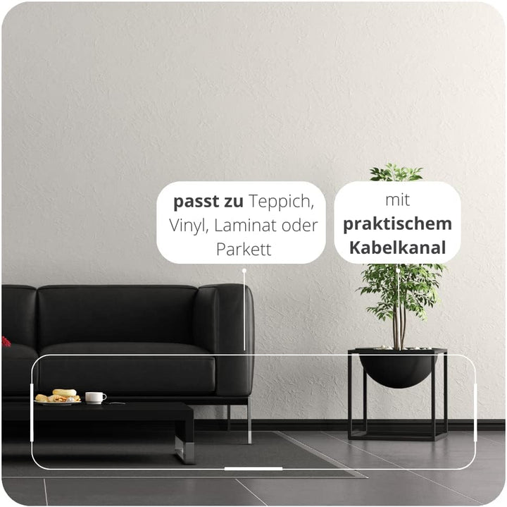 REESE | Sockelleisten | Berliner Profil | SCHWARZ MDF | 40mm - 10 Stück / 23lfm 10 Stück / 23lfm 40m