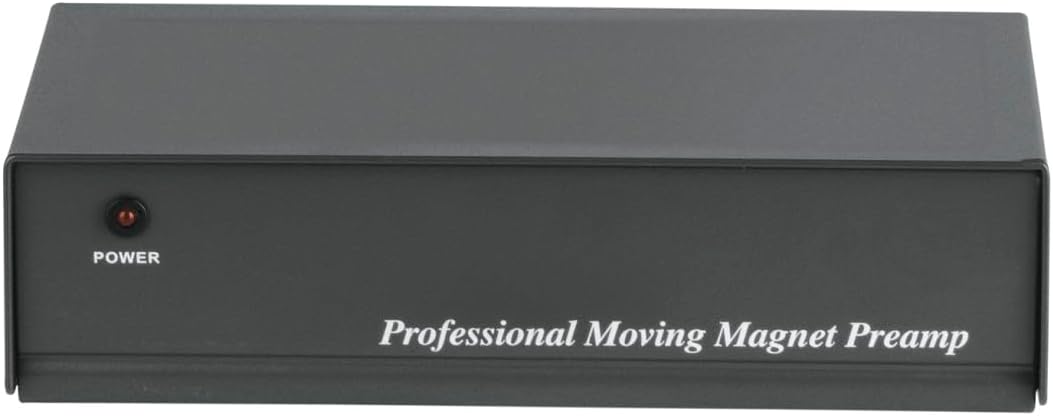 Hama Stereo Phono-Vorverstärker PA 506 (für Plattenspieler, inkl. Netzadapter 230V/50Hz, 3000mA, Cin