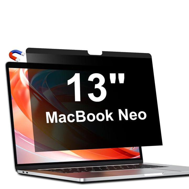 Magnetischer Blickschutzfilter für MacBook Neo 13 Zoll (2026, A18 pro), Abnehmbarer Anti Glare Blaul