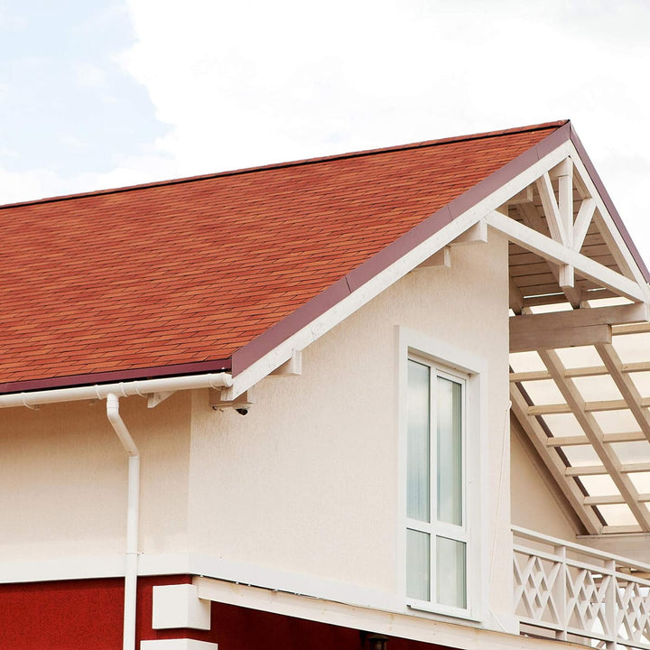 BITUWELL Bitumenschindeln Rechteck Rot Deckfläche 1,99 m