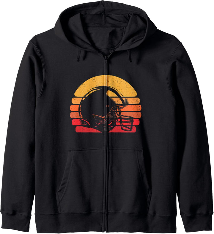Retro American Football Spieler Geschenk - Vintage Kapuzenjacke
