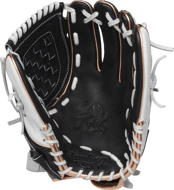 Rawlings Heart of The Hide Baseball-Handschuh-Serie Rechte Hand Wurf Infield 12 - Basket Web - Schwa