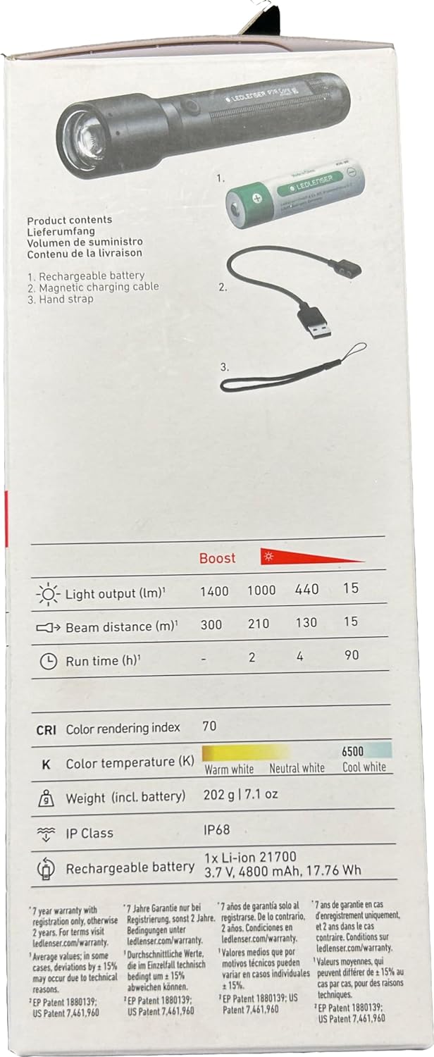 Ledlenser P7 R Led Lenser P7r, schwarz, S
