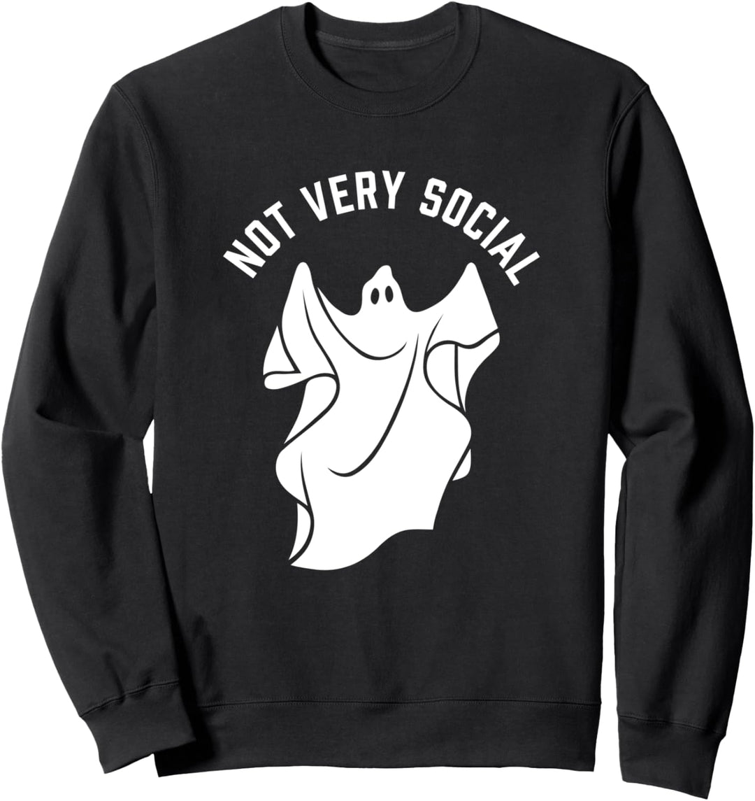 Not Very Social Ghost Apparition Sweatshirt