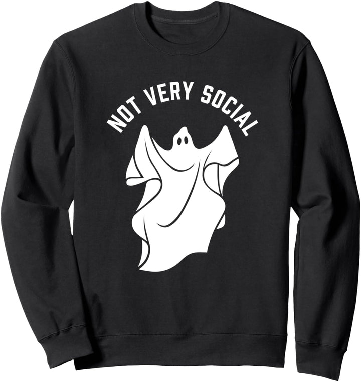 Not Very Social Ghost Apparition Sweatshirt