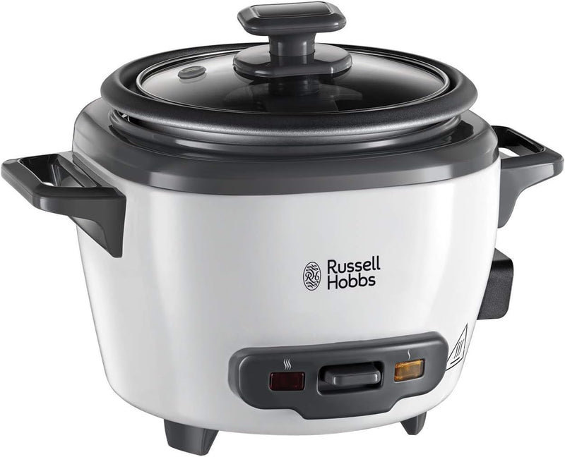 Russell Hobbs Reiskocher mini [small] 0,4l (Warmhaltefunktion, antihaftbeschichteter Gartopf, Reislö