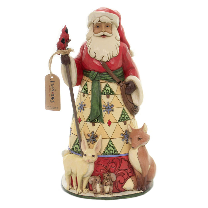 Enesco Jim Shore Santa with Animals Christmas Figurine 6005246 New