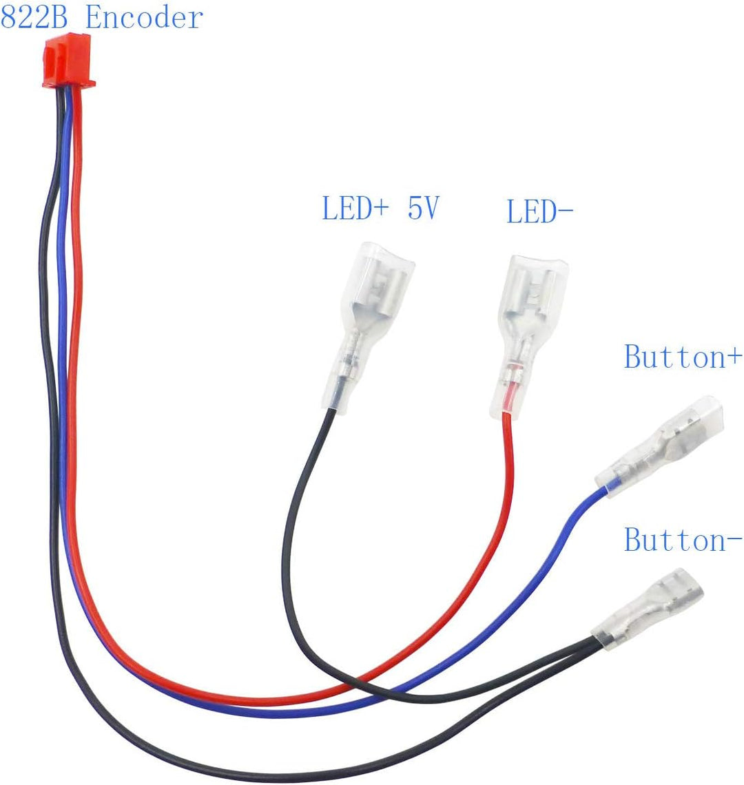 SJ@JX Arcade USB Encoder LED Zero Delay Arcade Controller PC PS3 Android Arcade DIY Kit LED Arcade L