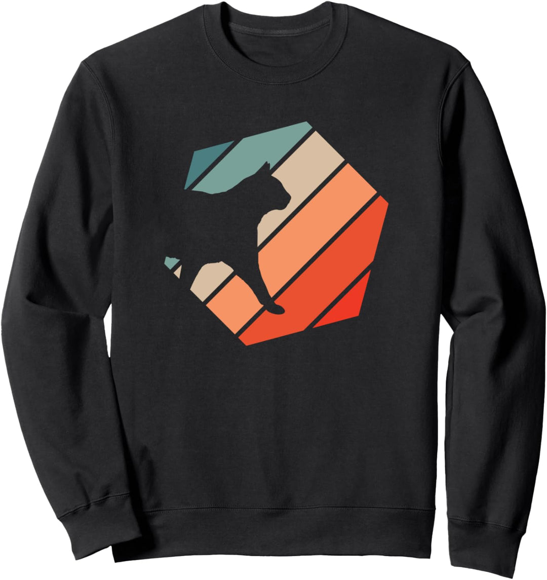 Katze Retro Style Vintage Sweatshirt