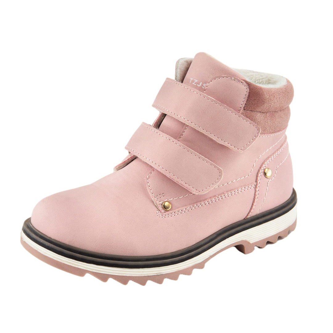 TZJS Unisex Kinder Klassische Stiefel Jungen Mädchen Baby Winterstiefel Mit Klettverschluss Wasserdi