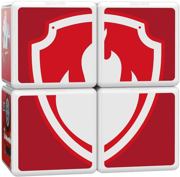 Geomag MagiCube PAW PATROL 080 Marshal's Fire Truck 5 Magnetwürfel für Konstruktionen, mehrfarbig