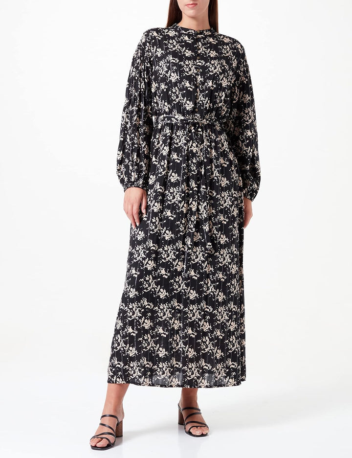 Garcia Damen Kleid XL Schwarz, XL Schwarz