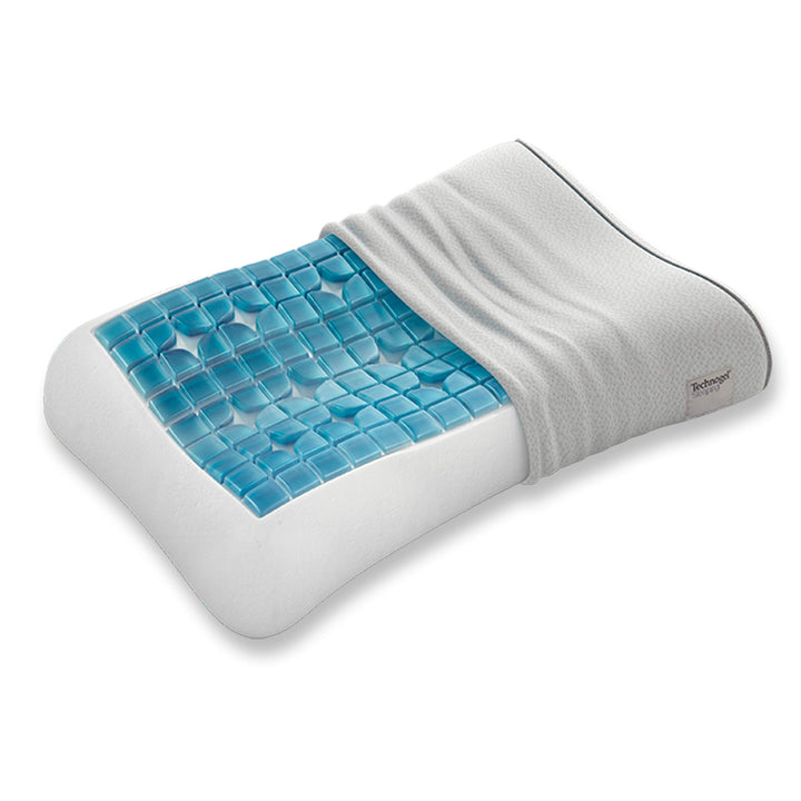 Technogel® Anatomic Curve Orthopädisches Nackenstütz-Kopfkissen – Patentiert, Schadstofffrei & Zerti