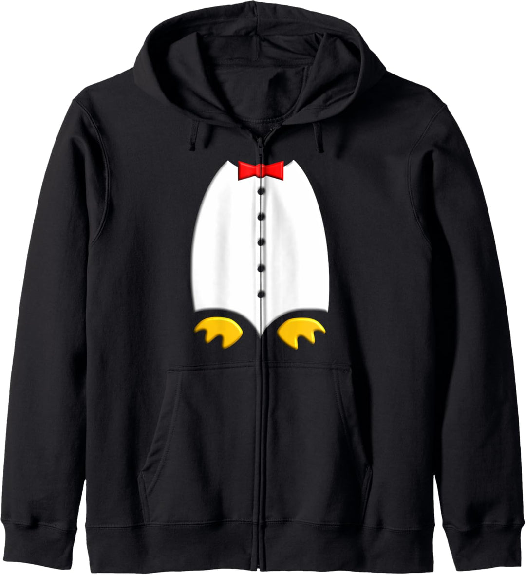 Lustiges Pinguin Verkleidung Kostüm Anzug Tuxedo Kapuzenjacke
