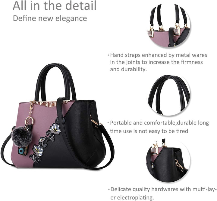 NICOLE &amp; DORIS 2024 Mode Handtaschen für Frauen Umhängetasche Damen Tragetaschen Shopper Elegant Sch