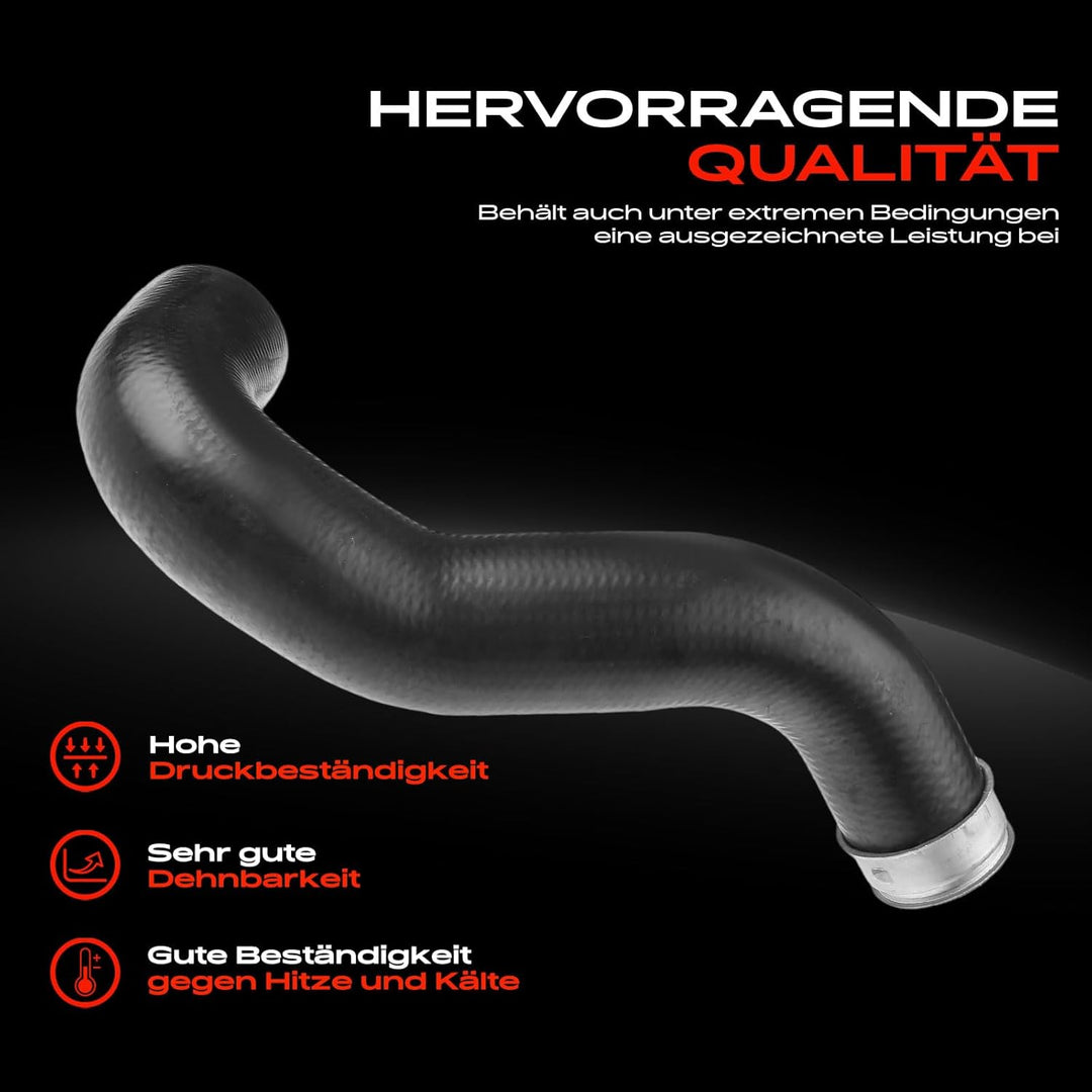 Ladeluftschlauch Turboschlauch Mit Schlauchklemme für T-o-u-a-r-e-g 7LA 7L6 7L7 2.5L Diesel 2003/01-