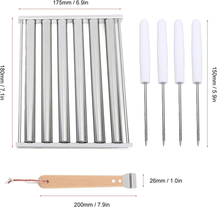 Ejoyous Hot Dog Roller Grill, Wurstroller Grill Abnehmbarer Würstchen Roller Grill mit extra langem