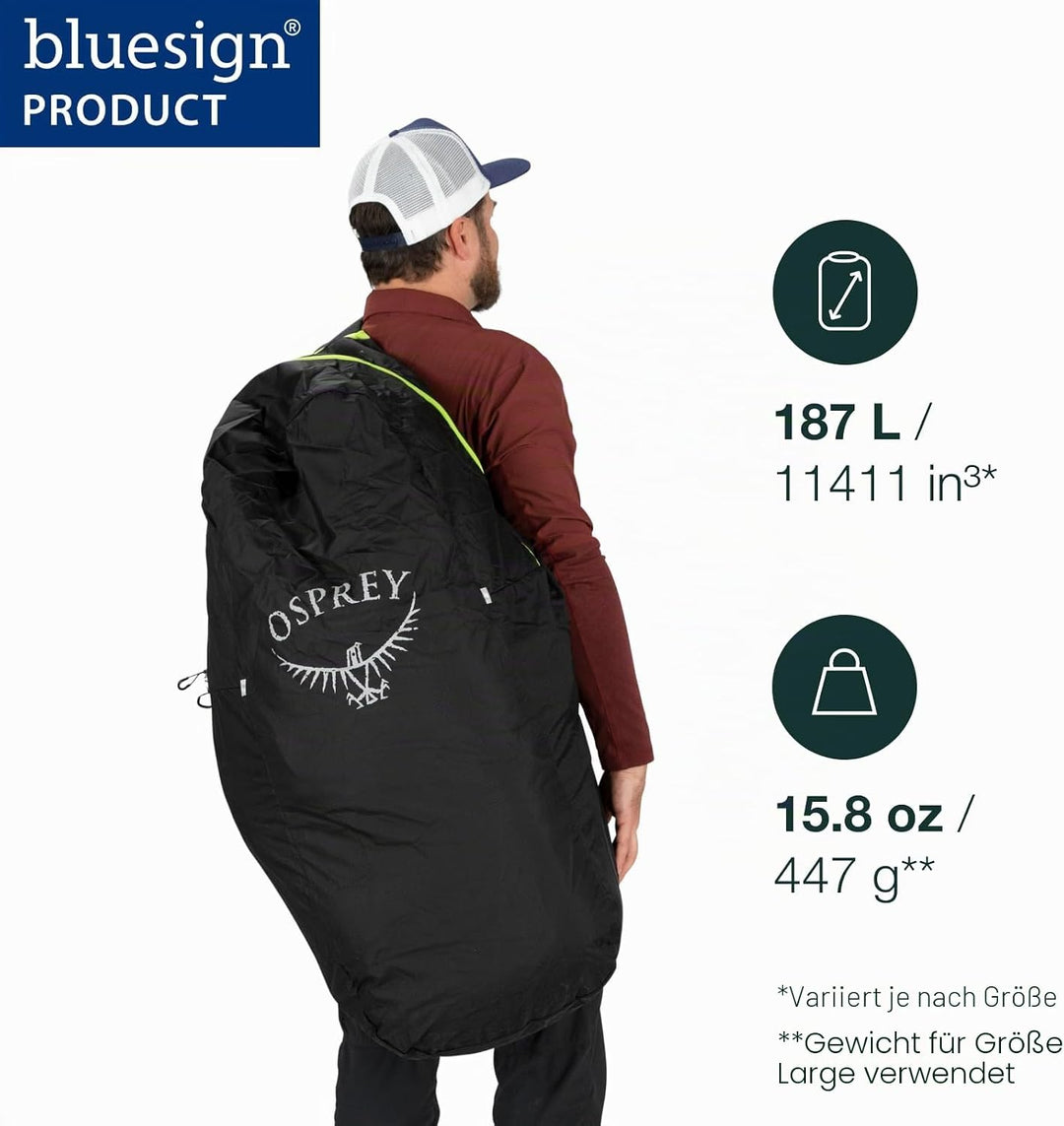 Osprey Airporter Black Large, Airporter Small