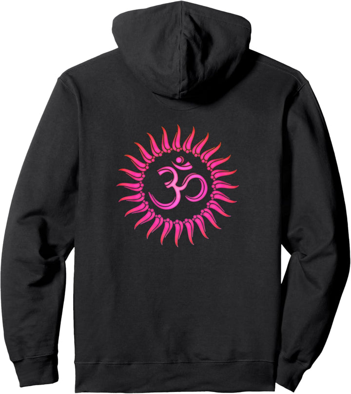 Om Mantra Symbol Sonne Yoga Spiritualität Buddhismus Zen Pullover Hoodie