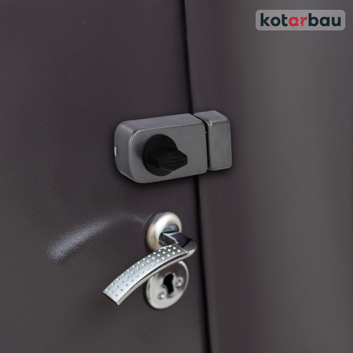 KOTARBAU® Zusatzschloss 60 mm 3 Farben mit Aussenzylinder Verschiedenschliessend Kastenschloss (Anth