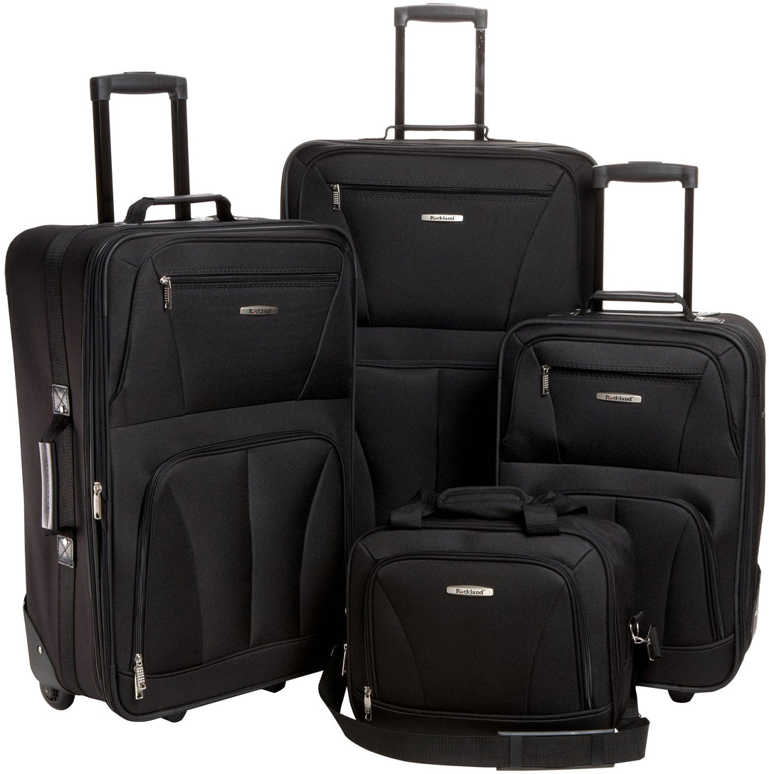 Rockland Luggage Journey Softside Stand-Set, Schwarz , Einheitsgrösse, Journey Softside Gepäck-Set E